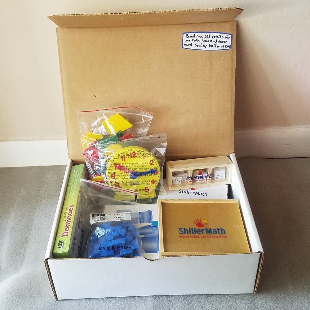 ShillerMath Math BrandNew Kit II (G4 - Pre-Algebra) Montessori Manipulatives Set